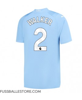 Günstige Manchester City Kyle Walker #2 Heimtrikot 2023-24 Kurzarm